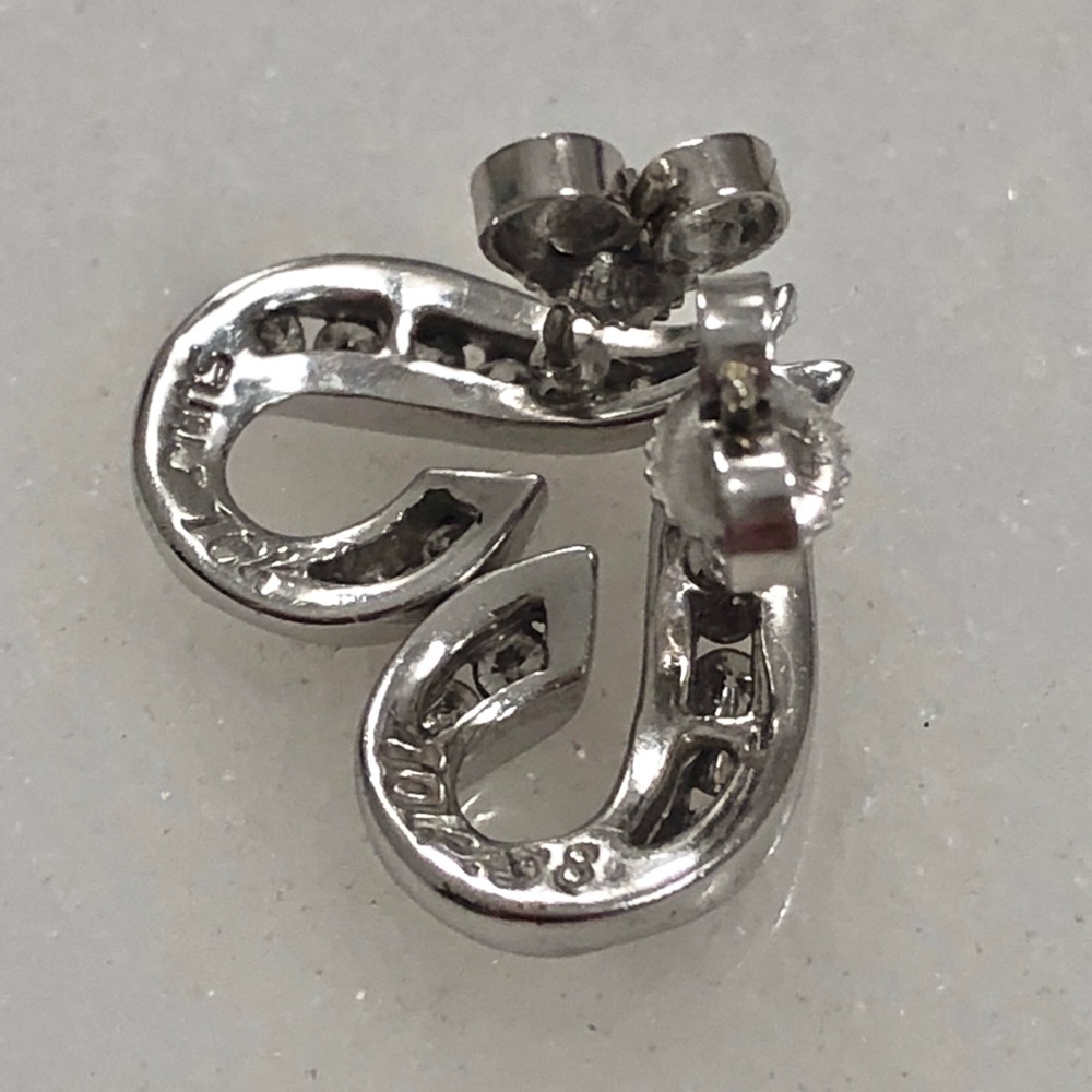 Diamond earrings - Picture 4 of 5